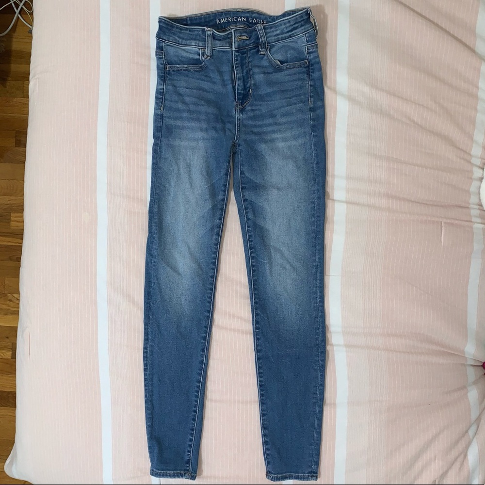 American eagle high waisted skinny jeans